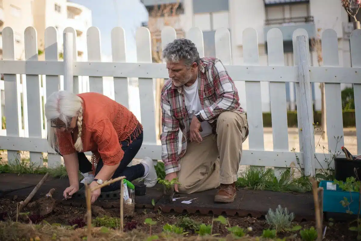 senior jardinage