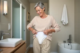 Culotte anti fuite urinaire adaptée aux besoins des seniors
